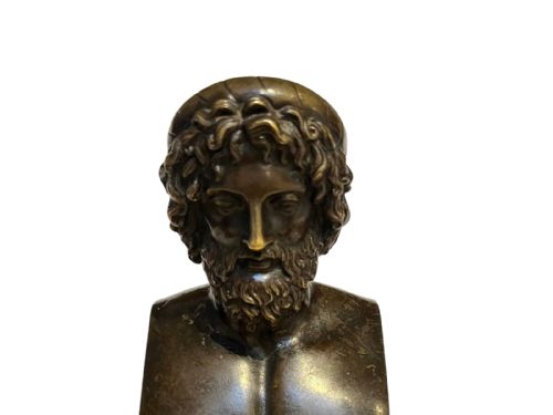 GRAND TOUR BRONZE BUST OF ZEUS - ADDITIONAL PHOTO 1