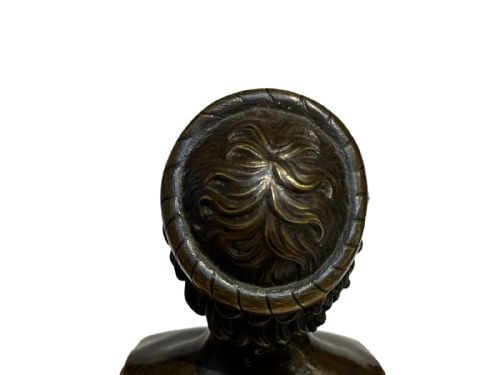 GRAND TOUR BRONZE BUST OF ZEUS - ADDITIONAL PHOTO 2