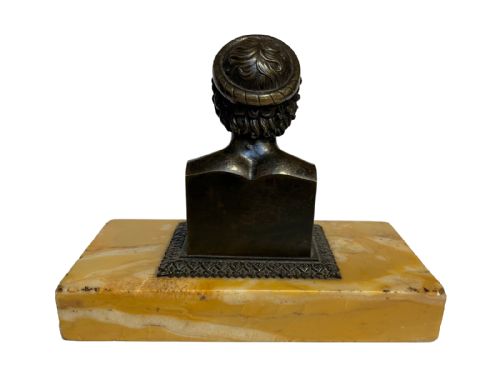 GRAND TOUR BRONZE BUST OF ZEUS - ADDITIONAL PHOTO 3