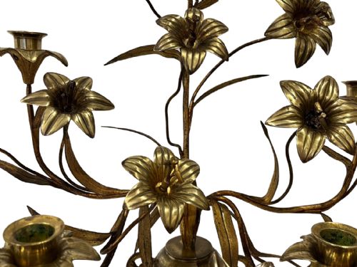 2 FLOWER CANDELABRA - ADDITIONAL PHOTO 2