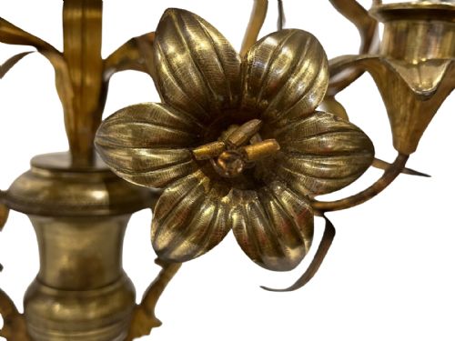 2 FLOWER CANDELABRA - ADDITIONAL PHOTO 3