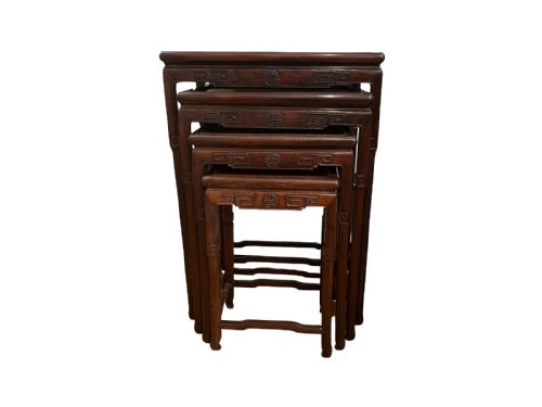 3 chinese rosewood tables - CATEGORY: ANTIQUE TABLES - DATED 1890