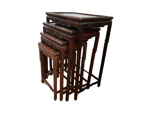 3 CHINESE ROSEWOOD TABLES - ADDITIONAL PHOTO 1