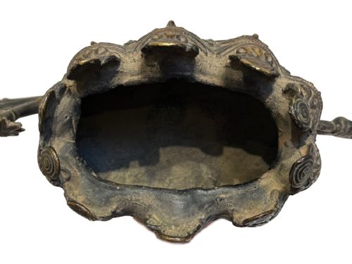 CAST BRONZE IMAGE OF RAVANA - ADDITIONAL PHOTO 4