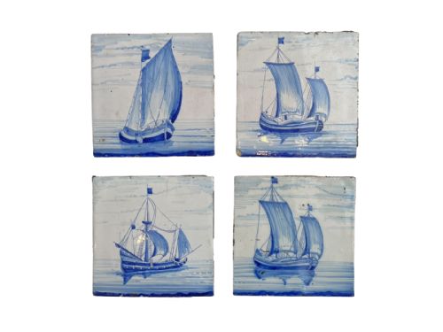 collection of tiles - CATEGORY: ANTIQUE CERAMICS - DATED 19TH CENTURY