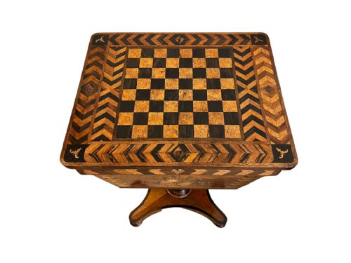 SPECIMEN WOOD CHESS BOARD - ADDITIONAL PHOTO 5