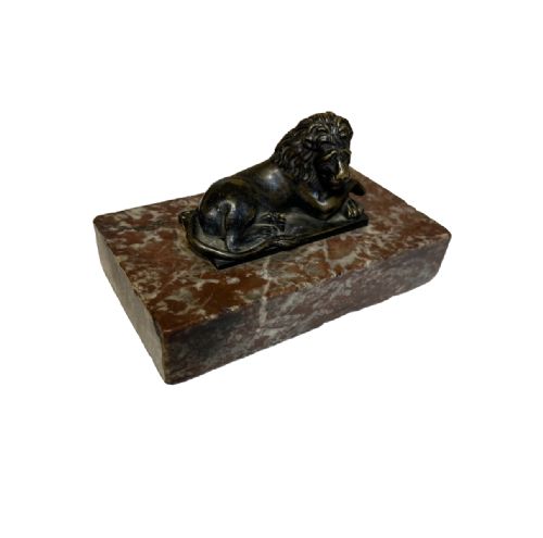 BRONZE LION SCULPTURE - ADDITIONAL PHOTO 2