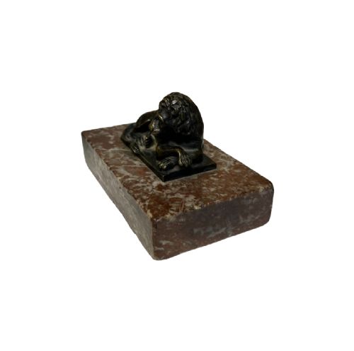 BRONZE LION SCULPTURE - ADDITIONAL PHOTO 3