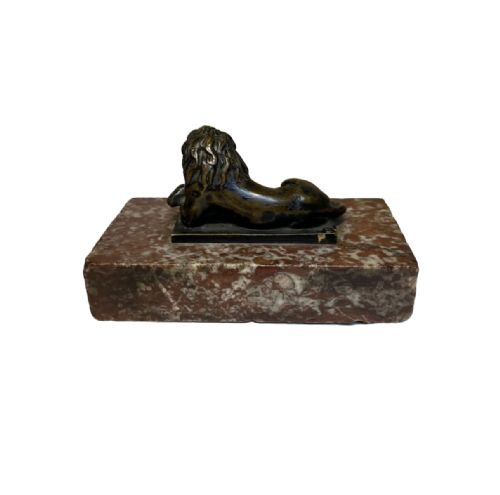 BRONZE LION SCULPTURE - ADDITIONAL PHOTO 4