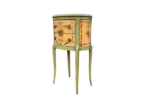 french oval side table - CATEGORY: ANTIQUE CUPBOARDS - DATED 1900