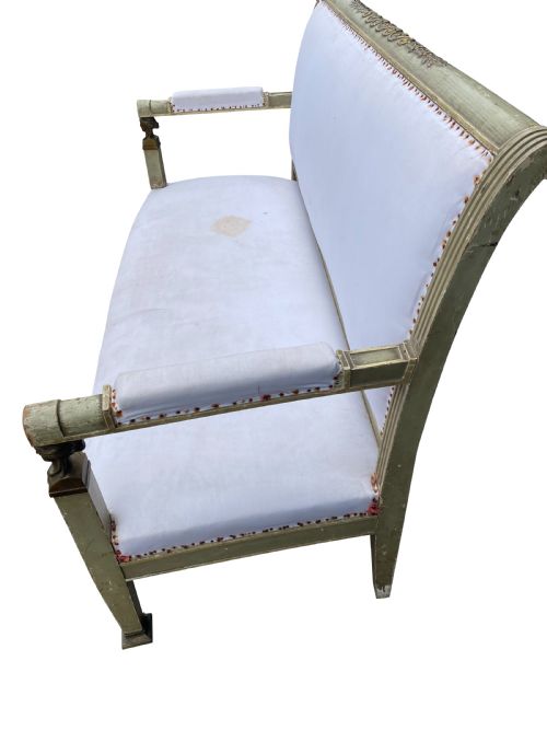 19TH CENTURY EMPIRE STYLE SOFA - ADDITIONAL PHOTO 1