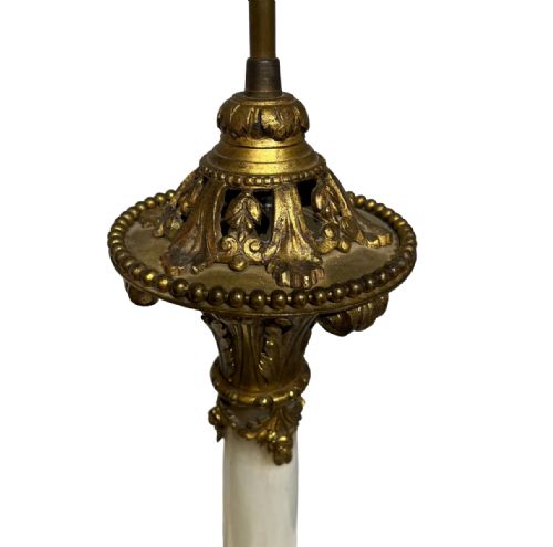 ORMOLU AND MARBLE LAMP - ADDITIONAL PHOTO 2