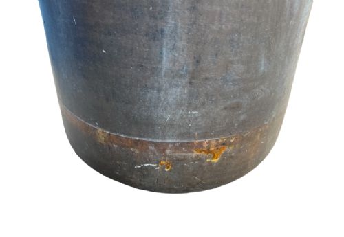 LARGE ANTIQUE COPPER POT PLANTER HEAVY GAUGE - ADDITIONAL PHOTO 6