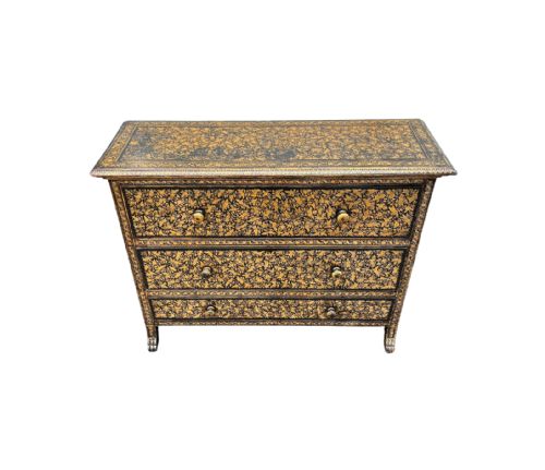 CHINESE EXPORT PENWORK CHEST OF DRAWERS - ADDITIONAL PHOTO 1