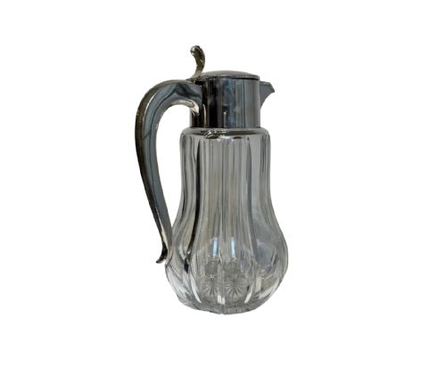 large silver mounted lemonade jug - CATEGORY: ANTIQUE SILVER - DATED 1910