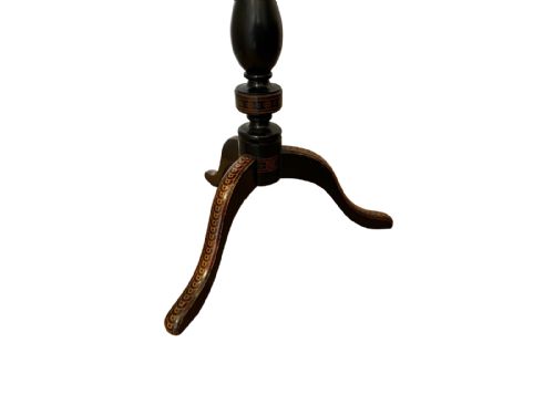 AESTHETIC MOVEMENT PENWORK OCCASIONAL TABLE CENTURIONS - ADDITIONAL PHOTO 6