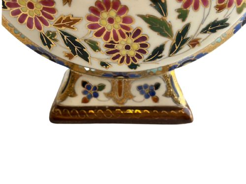 PAIR OF ENAMELLED PORCELAIN MOON FLASKS - ADDITIONAL PHOTO 5