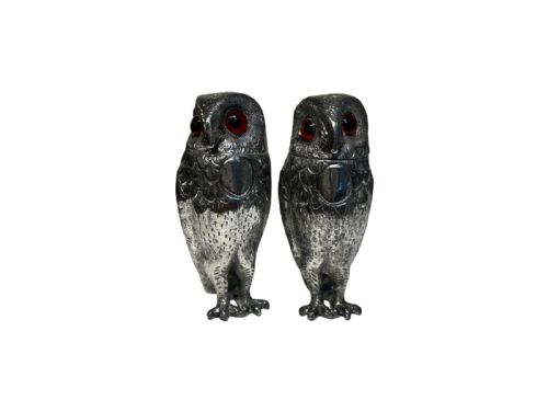 victorian salt and pepper shakers - CATEGORY: ANTIQUE SILVER - DATED VICTORIAN