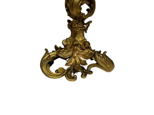 ROCOCO ORMOLU 6 BRANCH CANDELABRA - ADDITIONAL PHOTO 8