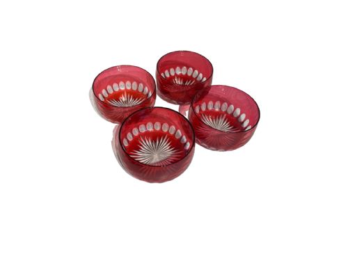 RUBY GLASS BOWLS - ADDITIONAL PHOTO 2