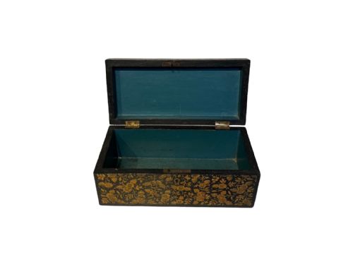 19TH CENTURY PENWORK BOX - ADDITIONAL PHOTO 2
