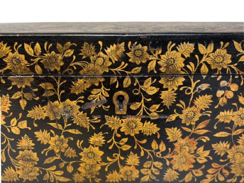 19TH CENTURY PENWORK BOX - ADDITIONAL PHOTO 3