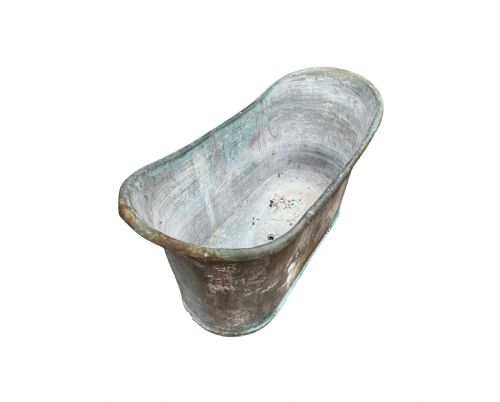 FRENCH 19TH CENTURY COPPER BATH - ADDITIONAL PHOTO 1