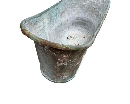 FRENCH 19TH CENTURY COPPER BATH - ADDITIONAL PHOTO 2