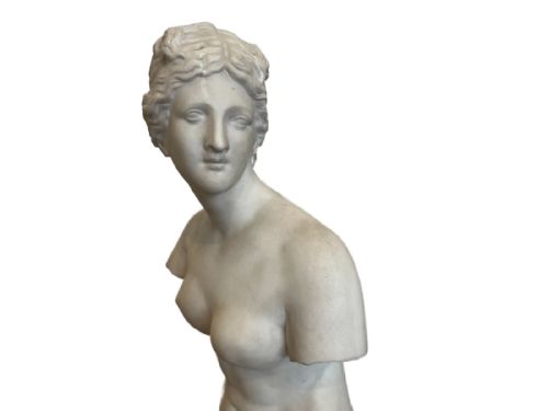 LARGE ANTIQUE MARBLE SCULPTURE OF VENUS - ADDITIONAL PHOTO 3