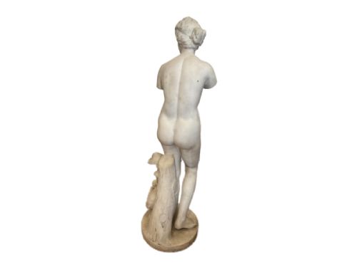 LARGE ANTIQUE MARBLE SCULPTURE OF VENUS - ADDITIONAL PHOTO 6