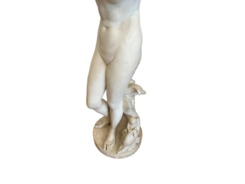 LARGE ANTIQUE MARBLE SCULPTURE OF VENUS - ADDITIONAL PHOTO 7