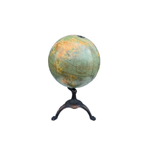 antique cartocraft world desk globe - CATEGORY: ANTIQUE MISCELLANEOUS - DATED 1930