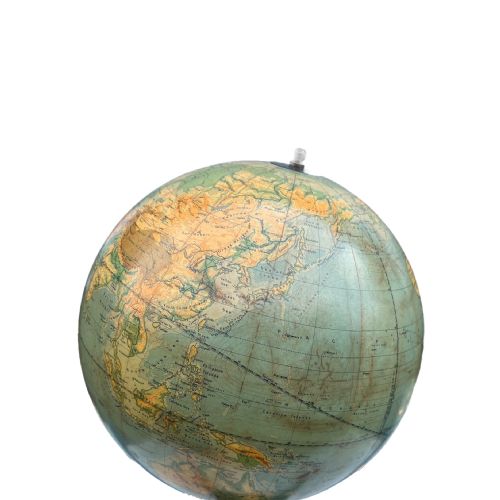 ANTIQUE CARTOCRAFT WORLD DESK GLOBE - ADDITIONAL PHOTO 1
