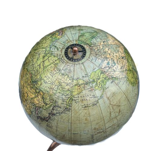 ANTIQUE WORLD DESK GLOBE - ADDITIONAL PHOTO 2
