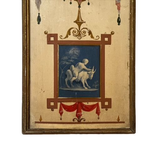 SET OF 3 FRENCH NEOCLASSICAL PAINTINGS ON BOARD - ADDITIONAL PHOTO 3