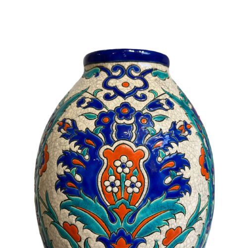 PAIR OF INZNIK STYLE VASES KERAMIS - ADDITIONAL PHOTO 3
