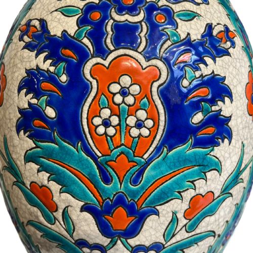 PAIR OF INZNIK STYLE VASES KERAMIS - ADDITIONAL PHOTO 4