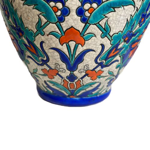 PAIR OF INZNIK STYLE VASES KERAMIS - ADDITIONAL PHOTO 5