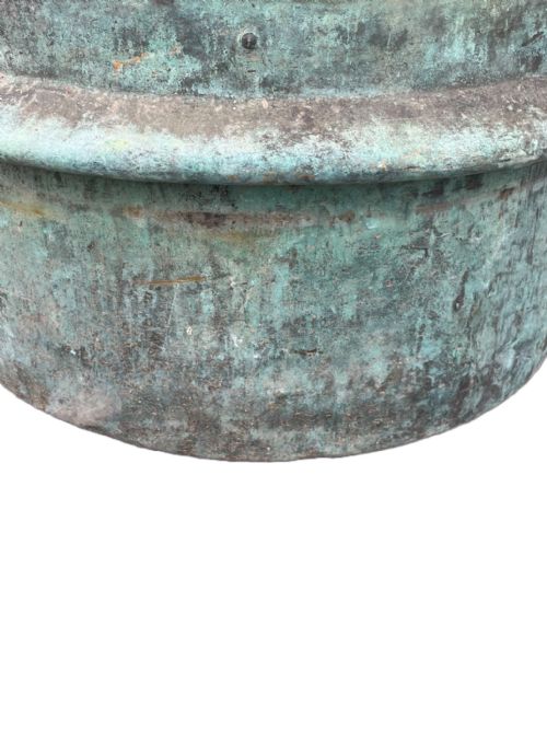 VERDIGRIS COPPER CHEESE MAKING POT - ADDITIONAL PHOTO 6