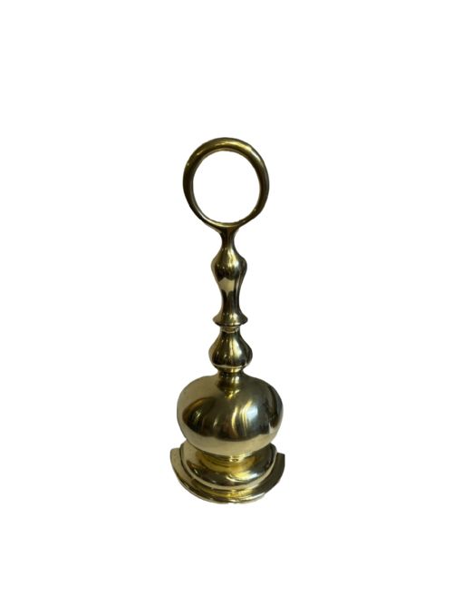 antique brass doorstop - CATEGORY: ANTIQUE MISCELLANEOUS - DATED 1870