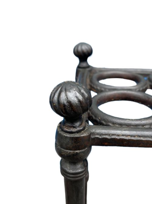 PAIR OF CAST IRON STICK STANDS - ADDITIONAL PHOTO 3