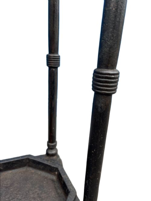 PAIR OF CAST IRON STICK STANDS - ADDITIONAL PHOTO 4