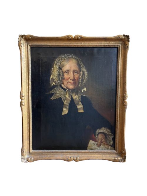 19th century portrait of a lady - CATEGORY: ANTIQUE ART - DATED 19TH CENTURY