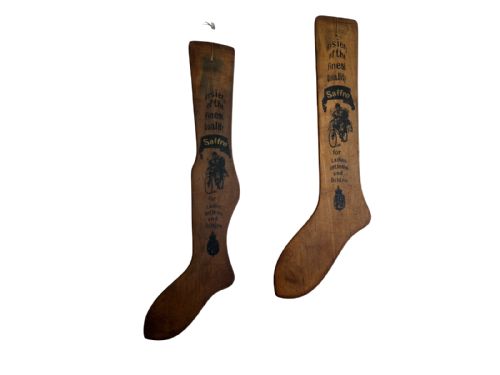 2 advertising boards - CATEGORY: ANTIQUE MISCELLANEOUS - DATED 1900