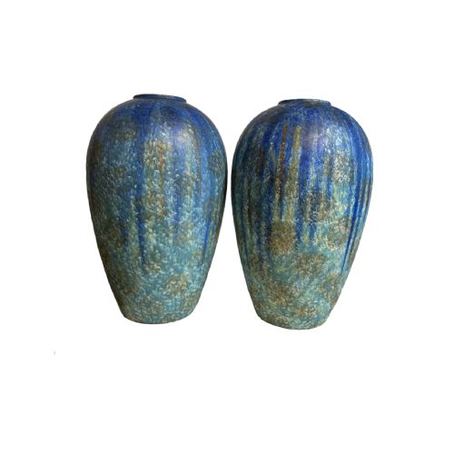 PAIR OF ENGLISH STUDIO POTTERY VASES - ADDITIONAL PHOTO 1