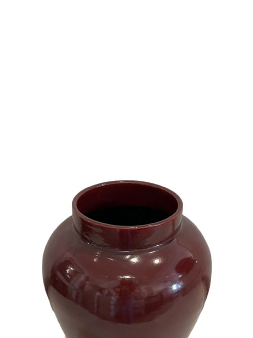 2 FRENCH POTTERY LIDDED VASES - ADDITIONAL PHOTO 2