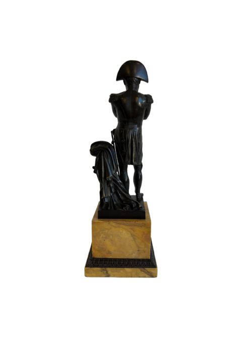 FINE EARLY 19TH CENTURY BRONZE NAPOLEON BONAPARTE FIGURE - ADDITIONAL PHOTO 2