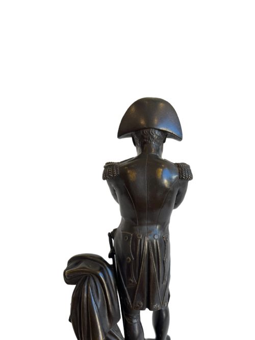 FINE EARLY 19TH CENTURY BRONZE NAPOLEON BONAPARTE FIGURE - ADDITIONAL PHOTO 3