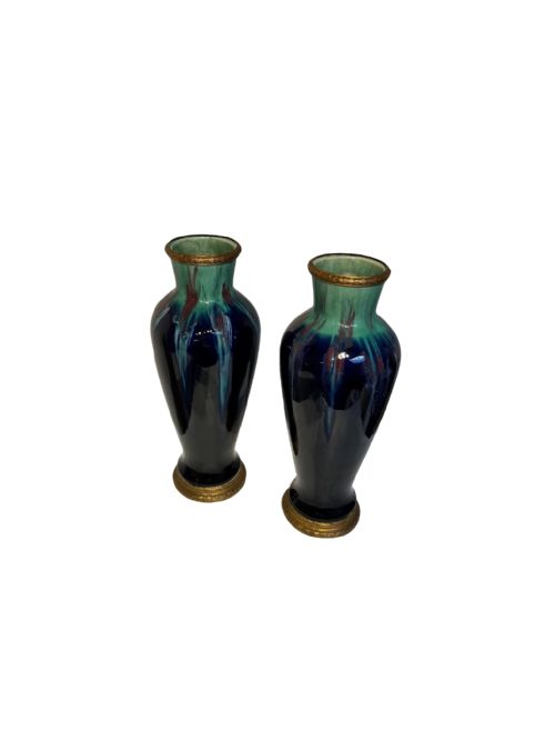 SERVES A PAIR OF LARGE BLUE VASES - ADDITIONAL PHOTO 1