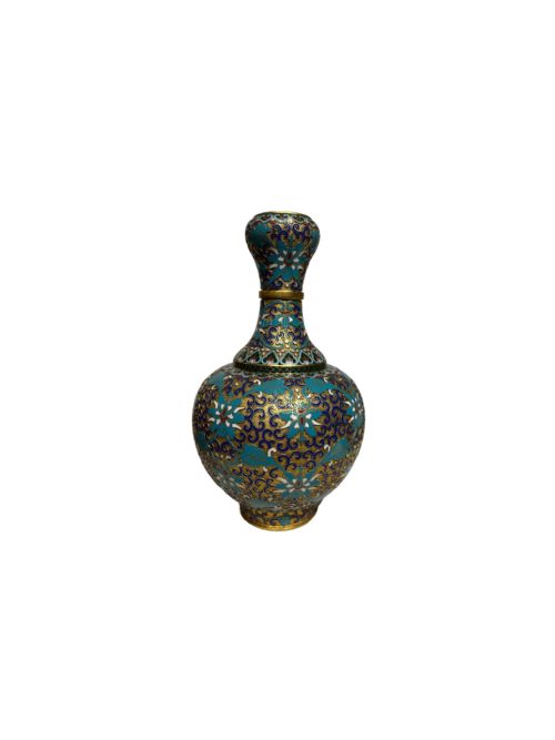 PAIR OF CHINESE CLOISONN VASES - ADDITIONAL PHOTO 2